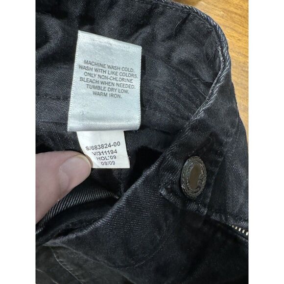 Banana Republic Jeans Women Size 6 Limited Edition Flare Trouser Jeans Black - Picture 10 of 10